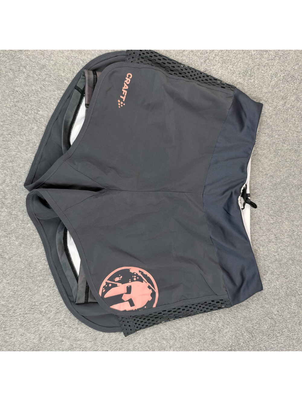 Craft women shorts size S gray athletic running shorts